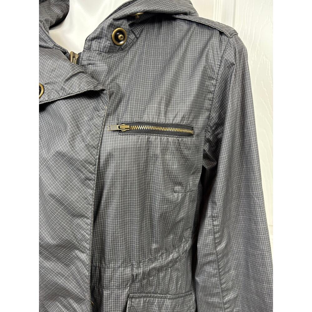 Free People Gray Hooded Jacket Rain - Picture 2 of 12